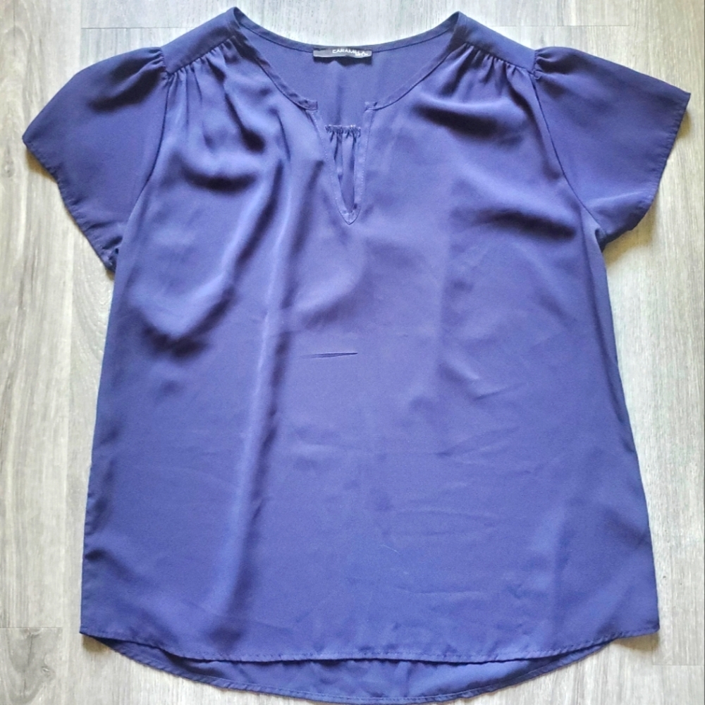 Caramela Sheer Blouse, Size Medium